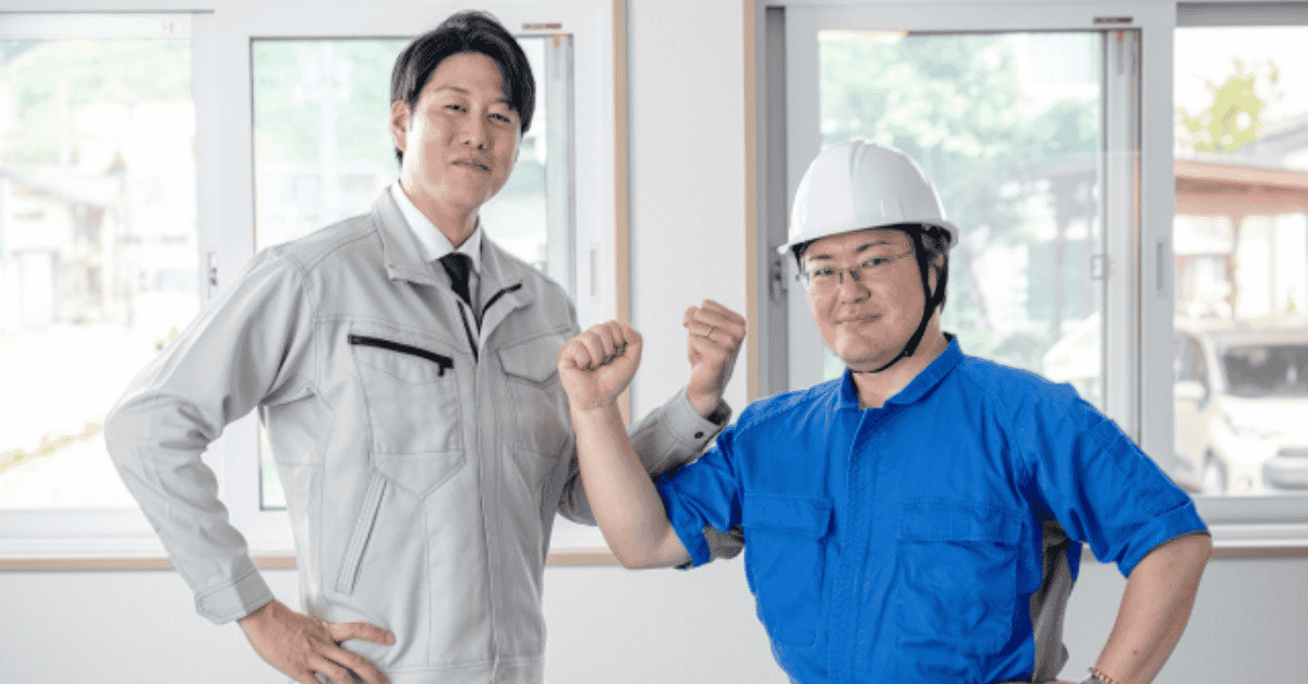 電気工事施工管理技士の集合写真